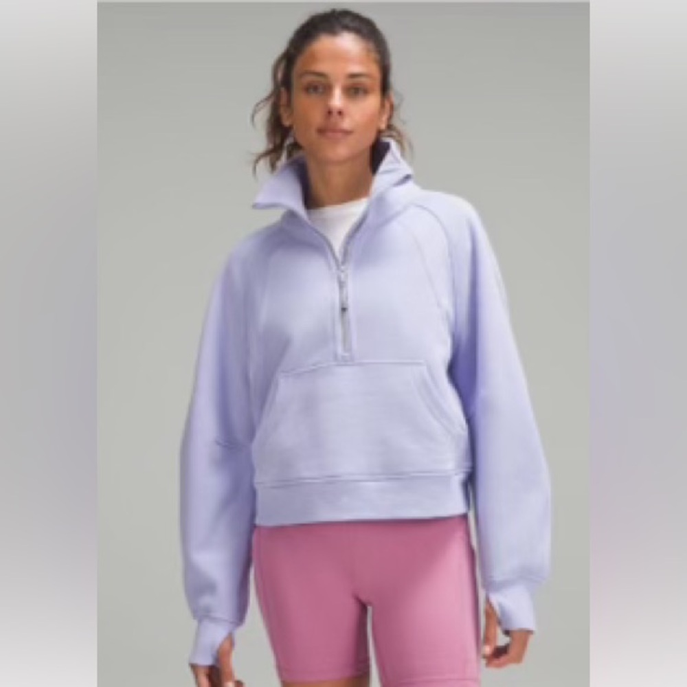 Scuba Oversized Funnel-Neck Half Zip